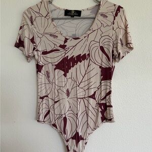 Lexbreezy Floral Print Women Top